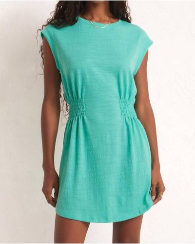 Z Supply Rowan Textured Knit Dress - Green