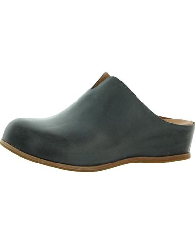 Kork-Ease Para Leather Casual Clogs - Green
