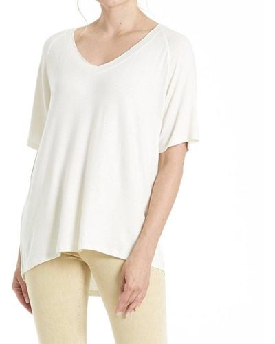 Another Love Taylor Raglan Sleeve Top - White