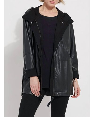 Lyssé Celine Vegan Leather Jacket - Black