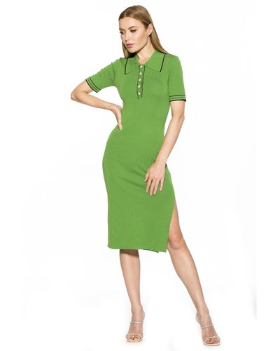 Alexia Admor Dinah Midi Dress - Green