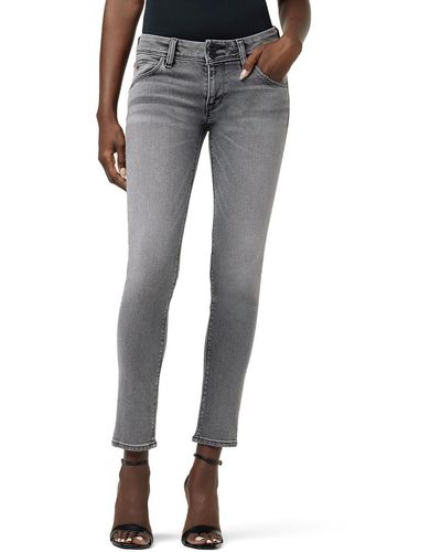 Hudson Jeans Collin Mid-rise Stretch Skinny Jeans - Blue