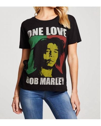 Chaser Brand Bob Marley One Love Tee - Black