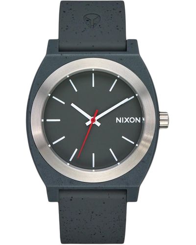 Nixon Time Teller Black Dial Watch - Gray