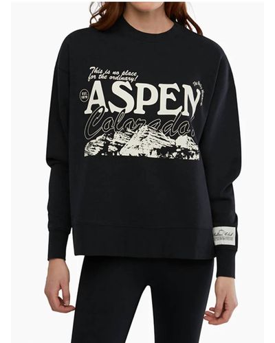 WeWoreWhat Aspen Sweatshirt - Black