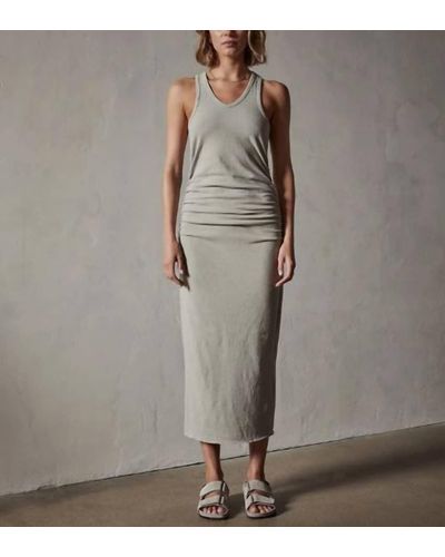 James Perse Horizon Racerback Dress - Gray