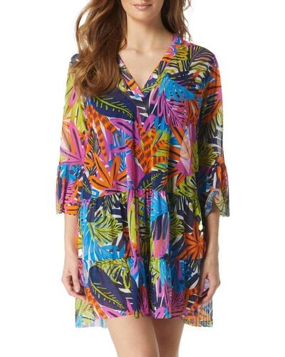 Coco Reef Electric Jungle Enchant Cover-up Dress - Multicolor