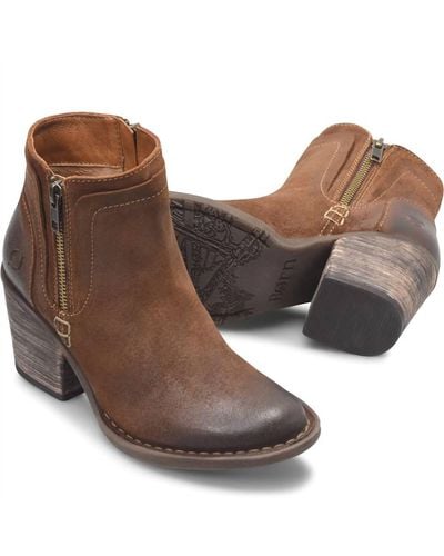 Born Alana Bootie In Distressed Brown