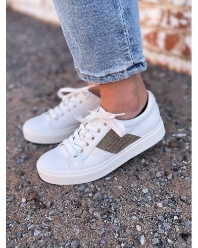 Vaneli Yavin Chain-trim Sneaker - Gray