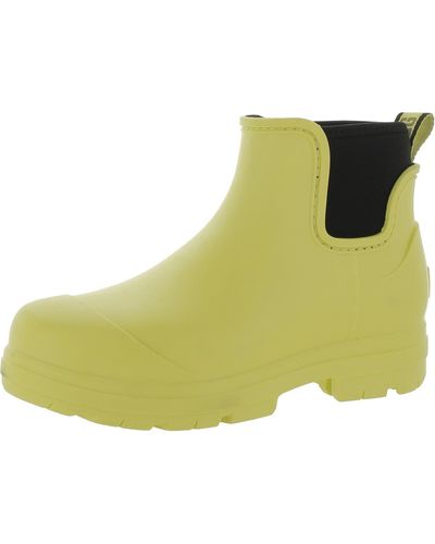 UGG Droplet Pull On Outdoors Rain Boots - Green