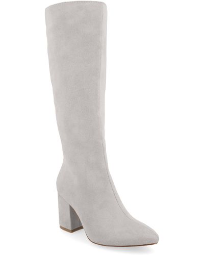 Journee Collection Collection Tru Comfort Foam Ameylia Wide Width Wide Calf Boots - Gray