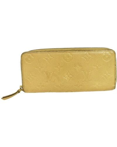 Louis Vuitton Clemence Leather Wallet (pre-owned) - Yellow