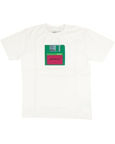 Marcelo Burlon Floppy Disc Short Sleeve T-shirt - White