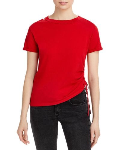 n:PHILANTHROPY Vancouver Cut Out Rouched T-shirt - Red