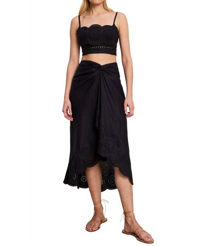 A.L.C. Heather Skirt - Black