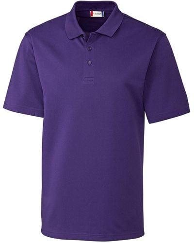 Clique Malmo Pique Polo Shirt - Purple