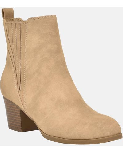 Guess Factory Stared Ankle Booties - Natural