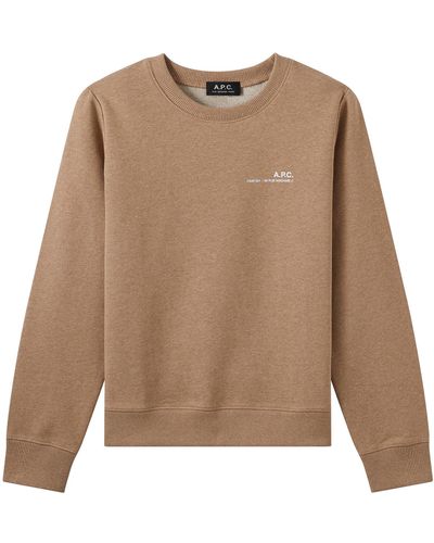 A.P.C. Item Sweatshirt F - Brown