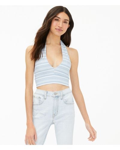 Seriously Soft Striped Cropped Baby Tee