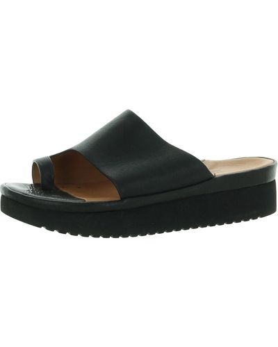 L'amour Des Pieds Ahlina Dressy Slip On Platform Sandals - Black