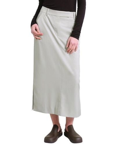MODERN CITIZEN Ebba Tailored Utility Skirt - Gray