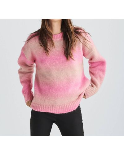 Rag & Bone Holly Crew Sweater - Pink