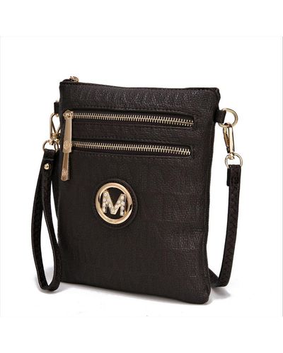 MKF 2 in 1 Crossbody Bags for Women, Wristlet Purse - Ladys Small PU Leather  Messenger Handbag - Adjustable Strap Beige: Handbags: Amazon.com