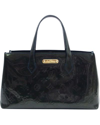 Louis Vuitton Wilshire Patent Leather Shoulder Bag (pre-owned) - Black