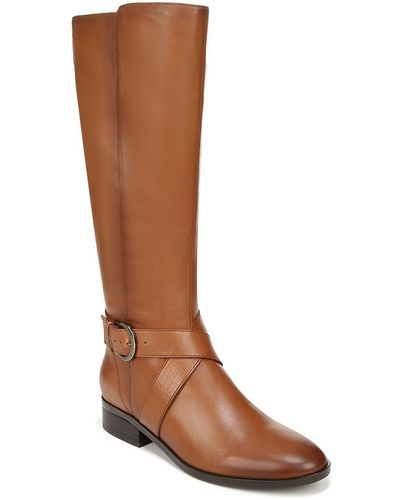 Naturalizer Raisa Leather Knee-high Boots - Brown