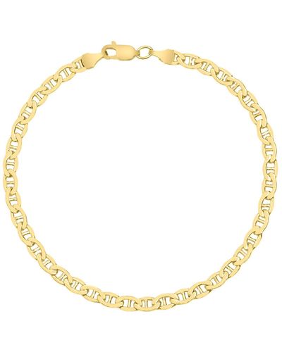 Monary 14k Gold Filled 4.2mm Mariner Link Chain Bracelet - Metallic