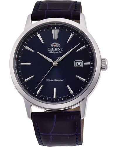 Orient Ra-ac0f06l10b Contemporary 42mm Automatic Watch - Blue