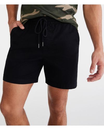 Aéropostale All Day jogger Shorts 6.5" - Black