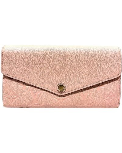 Louis Vuitton Sarah Leather Wallet (pre-owned) - Pink