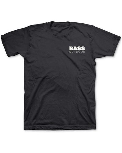 BASS OUTDOOR Cotton Logo T-shirt - Black