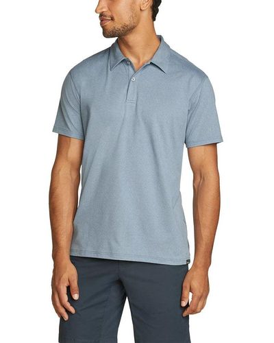 Eddie Bauer Hyoh 4s Short-sleeve Polo T-shirt - Blue