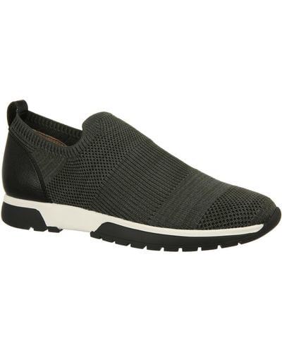 LifeStride Hailey Knit Gym Casual And Fashion Sneakers - Black