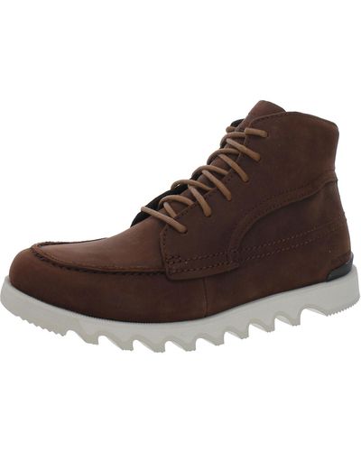 Sorel Kezar Leather Chukka Boots - Brown