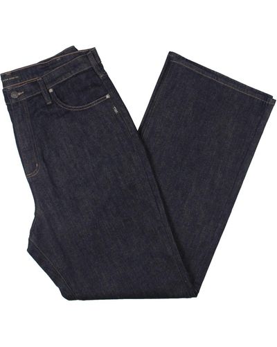Silver Jeans Co. High Rise Dark Wash Wide Leg Jeans - Blue