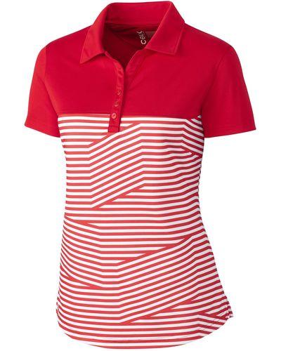 Cutter & Buck Cbuk Ladies' Spree Polo Shirt - Red