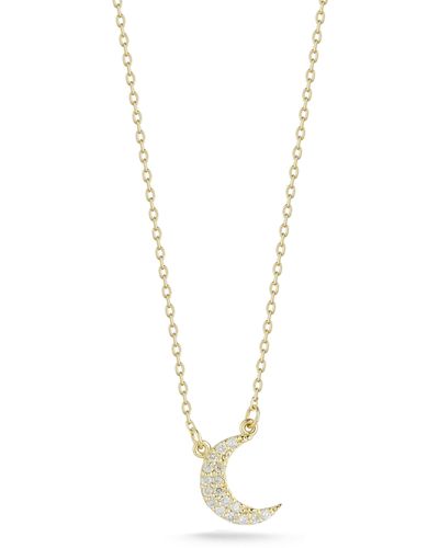 Ember Fine Jewelry & Diamond Moon Necklace - White