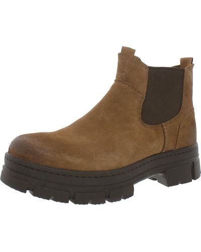 UGG Skyview Chelsea Boot Round Toe Ankle Ankle Boots - Brown