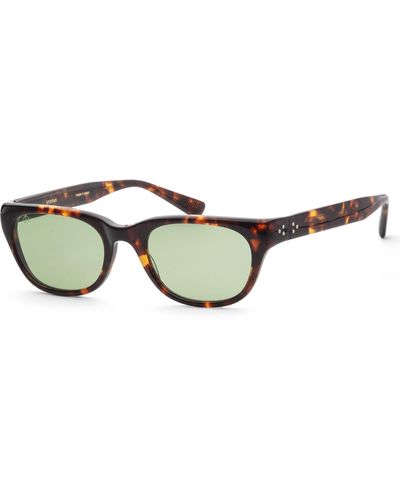 Eyevan 7285 53mm Tortoise Sunglasses Malecon-sun-e-tort-53 - Green