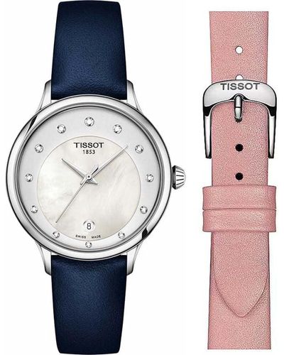 Tissot 33mm Blue Quartz Watch T1332101611600