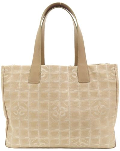 Chanel Canvas Tote Bag (pre-owned) - Natural