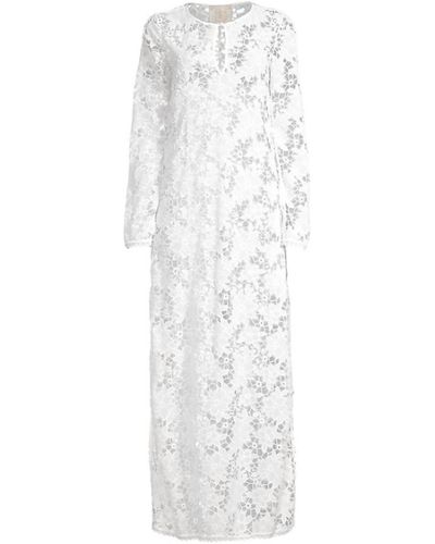 Johnny Was Garden Lace Maxi Dress - White