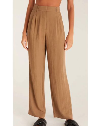 Z Supply Lucy Airy Pants - Brown