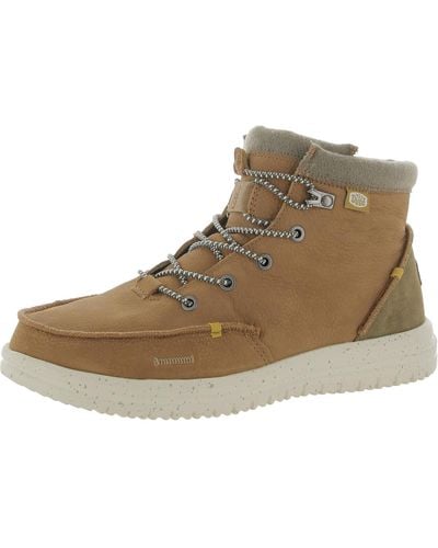 Hey Dude Bradley Casual Lace-up Ankle Boots - Brown