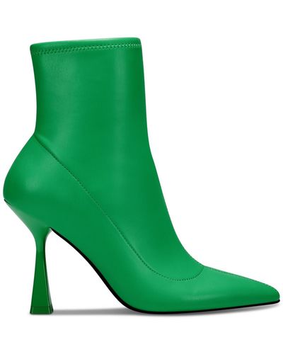 BarIII Olevia Pointed Toe Dressy Booties - Green