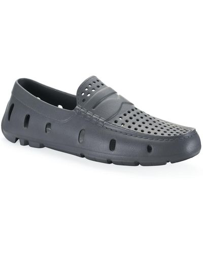 Club Room Atlas Perforated Driver Sport Sandals - Gray