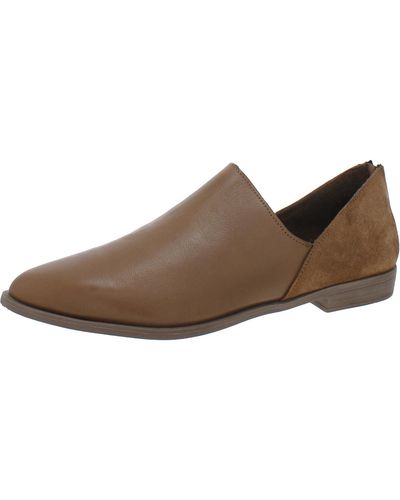 BUENO Pointed Toe Casual Flat Shoes - Brown